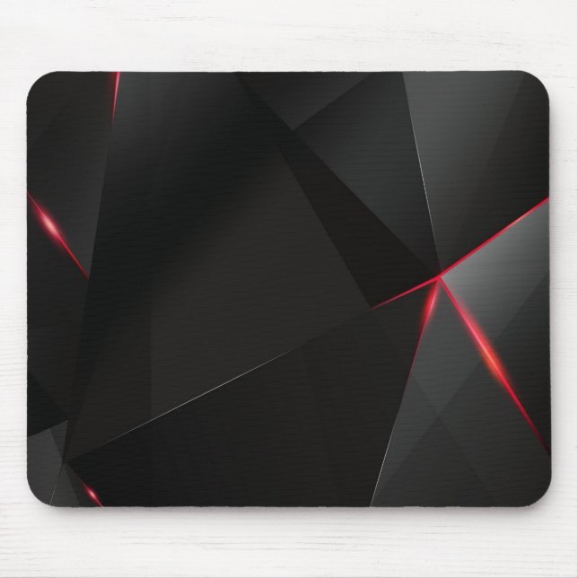 Schwarzes und rotes Mousepad (Vorne)