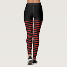 Schwarzes und rotes Streifen-Muster Striped