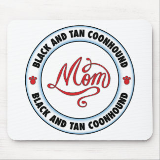 SCHWARZES UND Säurenummercoonhound-Mamma Mousepad