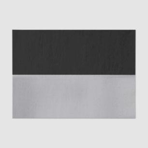 Schwarzes und silbernes Seidenpapier