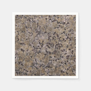Schwarzes und TAN-Granit Serviette