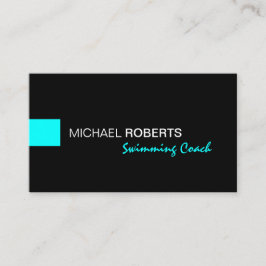 Schwarzes und visitenkarte