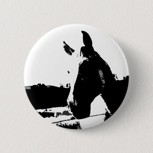 Schwarzes und Weiß Button
