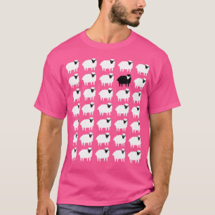 Schwarzes und weißes Schaf Memorabilien Sonstiges T-Shirt