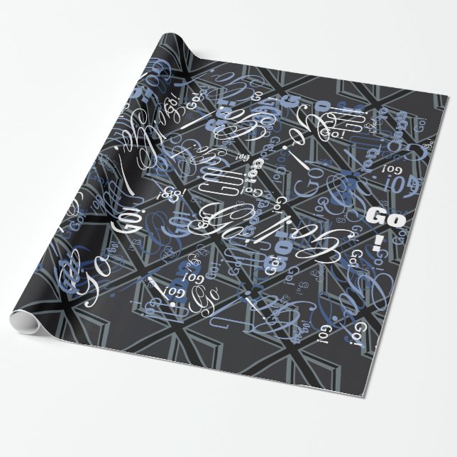 Schwarzes Union Jack Flaggen-Design Geschenkpapier (Ungerollt)