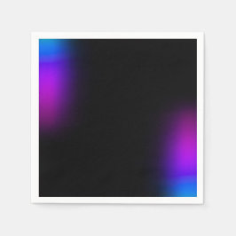 Schwarzes Violet Gradient Glow Serviette