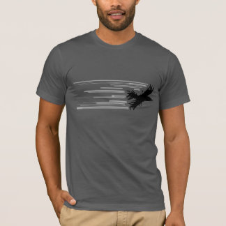Schwarzes Vogel-Shirt T-Shirt