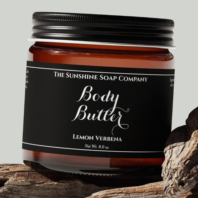 Schwarzes, wasserdichtes Gehäuse, Butterkleber Wasserflaschenetikett (Von Creator hochgeladen)