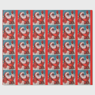 Schwarzes Weihnachtsbuch Geschenkpapier