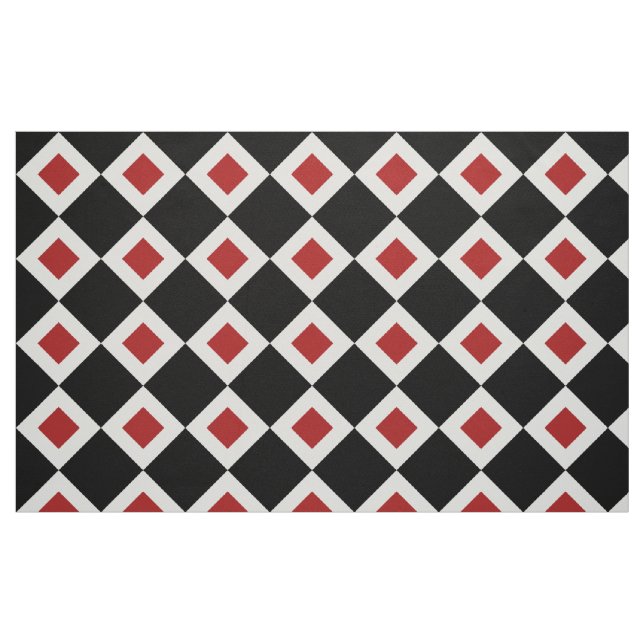 Schwarzes, weißes, rotes stoff (Fat Quarter (45,7 x 55,9 cm))