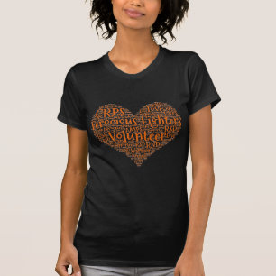 Schwarzes wildes Kämpfer-Freiwillig-Shirt T-Shirt