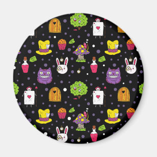 Schwarzes Wonderland Magnet