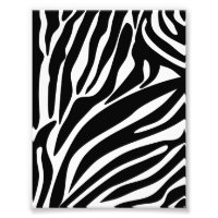 Schwarzes Zebradruck-Muster