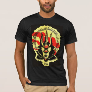 schwarzes Ziegen-Shirt T-Shirt