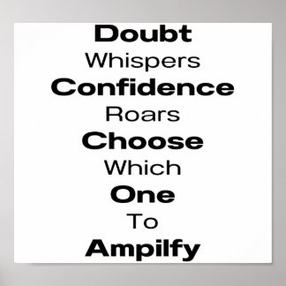 Schwarzes Zitat Poster Print #19