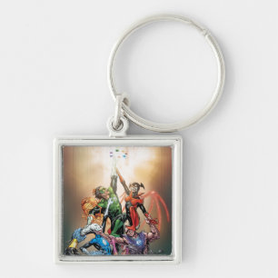 Schwärzeste Nachtabdeckung Schlüsselanhänger