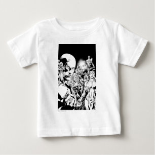 Schwärzeste NachtComic-Platte 2 Baby T-shirt