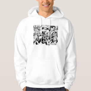 Schwärzeste NachtComic-Platte Hoodie