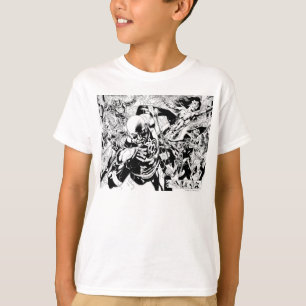 Schwärzeste NachtComic-Platte T-Shirt
