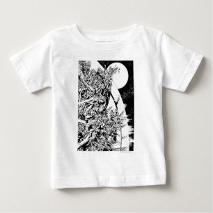 Schwärzeste Nachtgruppe und Mond 2 Baby T-shirt