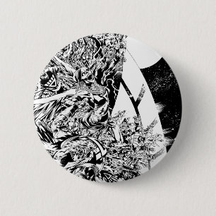 Schwärzeste Nachtgruppe und Mond 2 Button