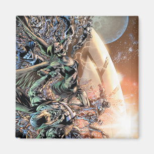 Schwärzeste Nachtgruppe und -mond Magnet