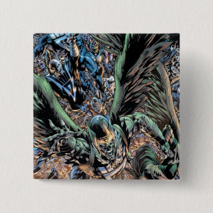 Schwärzeste Nachtgruppen-Malerei - Farbe Button