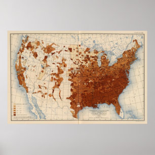 Schwarzewähler Analphabeten mit 80 Anteilen Poster