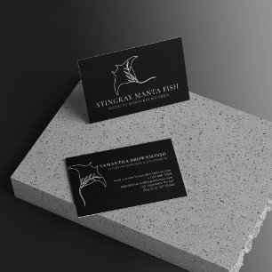 Schwarzfisch-Mangrochen Visitenkarte