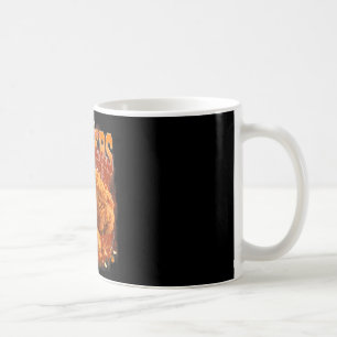 Schwarzgebrannter Rap Vintage 1990er Chicken Tende Kaffeetasse