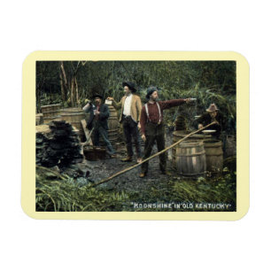 Schwarzgeldbrennerei im alten Kentucky Vintage Magnet
