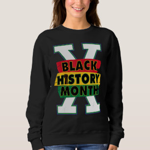 Schwarzgeschichte Monat 2022 Afrikanische Amerikan Sweatshirt
