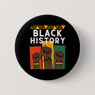Schwarzgeschichte Monat 2025 Afrikanischer Amerika Button