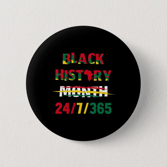 Schwarzgeschichte Monat 247365 Afrikanischer ameri Button (Vorderseite)