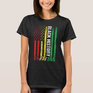 Schwarzgeschichte Monat 247365 Afrikanischer Ameri T-Shirt