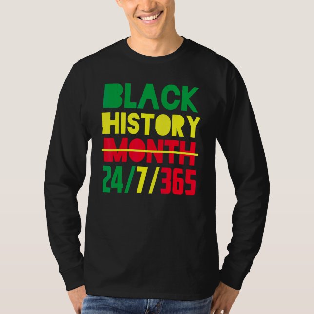 Schwarzgeschichte Monat 247365 Afrikanischer ameri T-Shirt (Vorderseite)