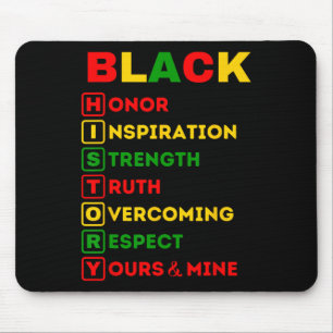 Schwarzgeschichte Monat Afrikanischer amerikanisch Mousepad