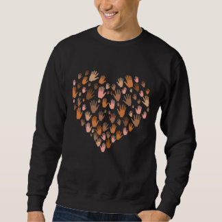 Schwarzgeschichte Monat Afrikanischer Melanin-Stol Sweatshirt