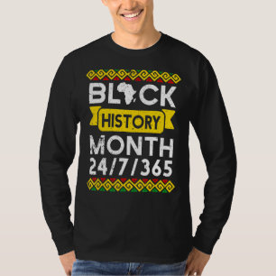 Schwarzgeschichte Monat Afrikanischer Melanin-Stol T-Shirt