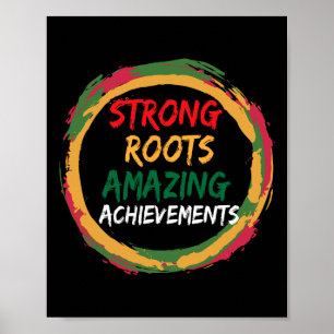 Schwarzgeschichte Monat Afrikanisches Amerikanisch Poster