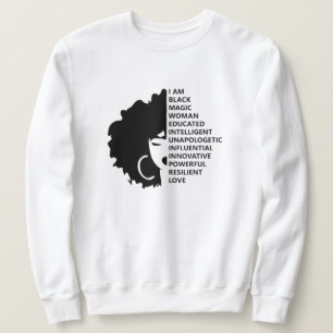 Schwarzgeschichte Monat Afro Frauen Afrikanerin Am Sweatshirt