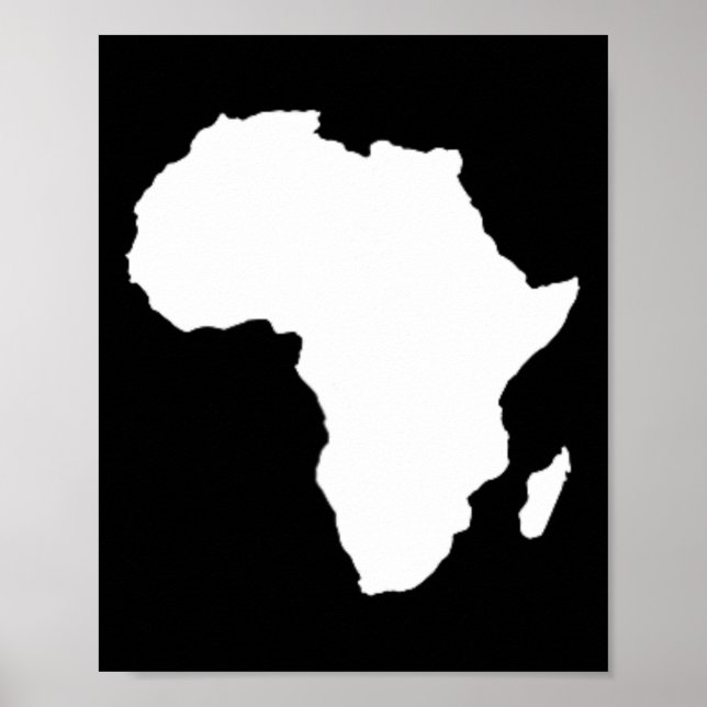 Schwarzgeschichte Monat Juni Subtle Africa Poster (Vorne)