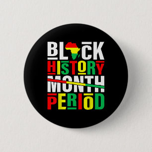 Schwarzgeschichte Monat Periode Afrikanischer Schw Button