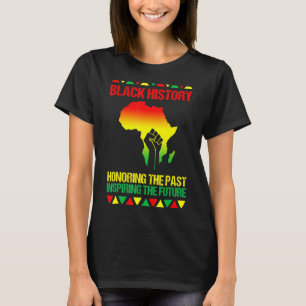 Schwarzgeschichte Monat stolzer Afrikaner T-Shirt