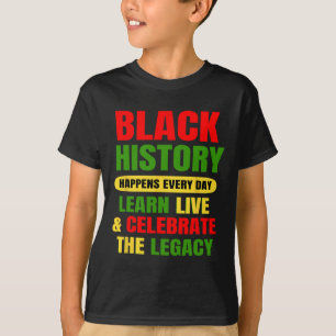 Schwarzgeschichte passiert jeden Tag Schwarzgeschi T-Shirt