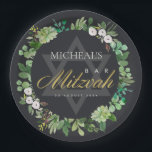 SCHWARZGOLD-FOLIAGE-KRIEG STAR-BAR BAT MITZVAH PAPPTELLER<br><div class="desc">Wenn Sie weitere Anpassungen oder andere passende Artikel benötigen,  kontaktieren Sie mich bitte unter info@yellowfebstudio.com</div>