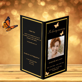 Schwarzgold-Foto-Schmetterlingsprogramm