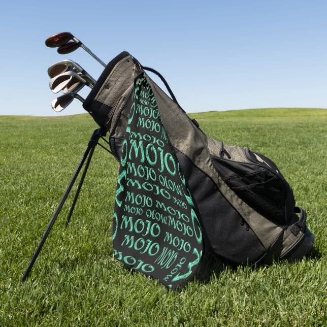 Schwarzgolfhandtuch Golfhandtuch (Gras)