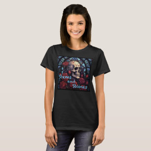 Schwarzgrenzenlose Schmetterling-NV2-T - Shirt
