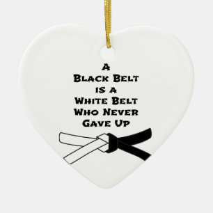 Schwarzgurt Keramikornament